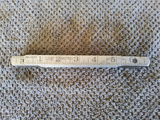 Vintage The LUFKIN RULE CO No. 1206 Saginaw MICH Made in USA Foldable 72" Alum