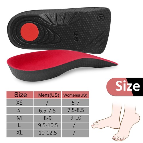Orthotic Shoe Insole High Arch Support Inserts for Plantar Fasciitis Feet Relief - Picture 15 of 37