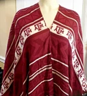 TEXAS A&M Aggies Womens Lightweight Shawl Wrap by Zoozatz, One Size, NWT