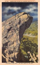Appalachian Trail Linville NC Blowing Rock Hwy Caverns Log Cabin Vtg Postcard X6