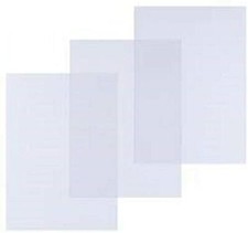 New A4 180 Micron PVC Glass Cover Clear Pack Of 25 The Clear Bindi Fast Shippin