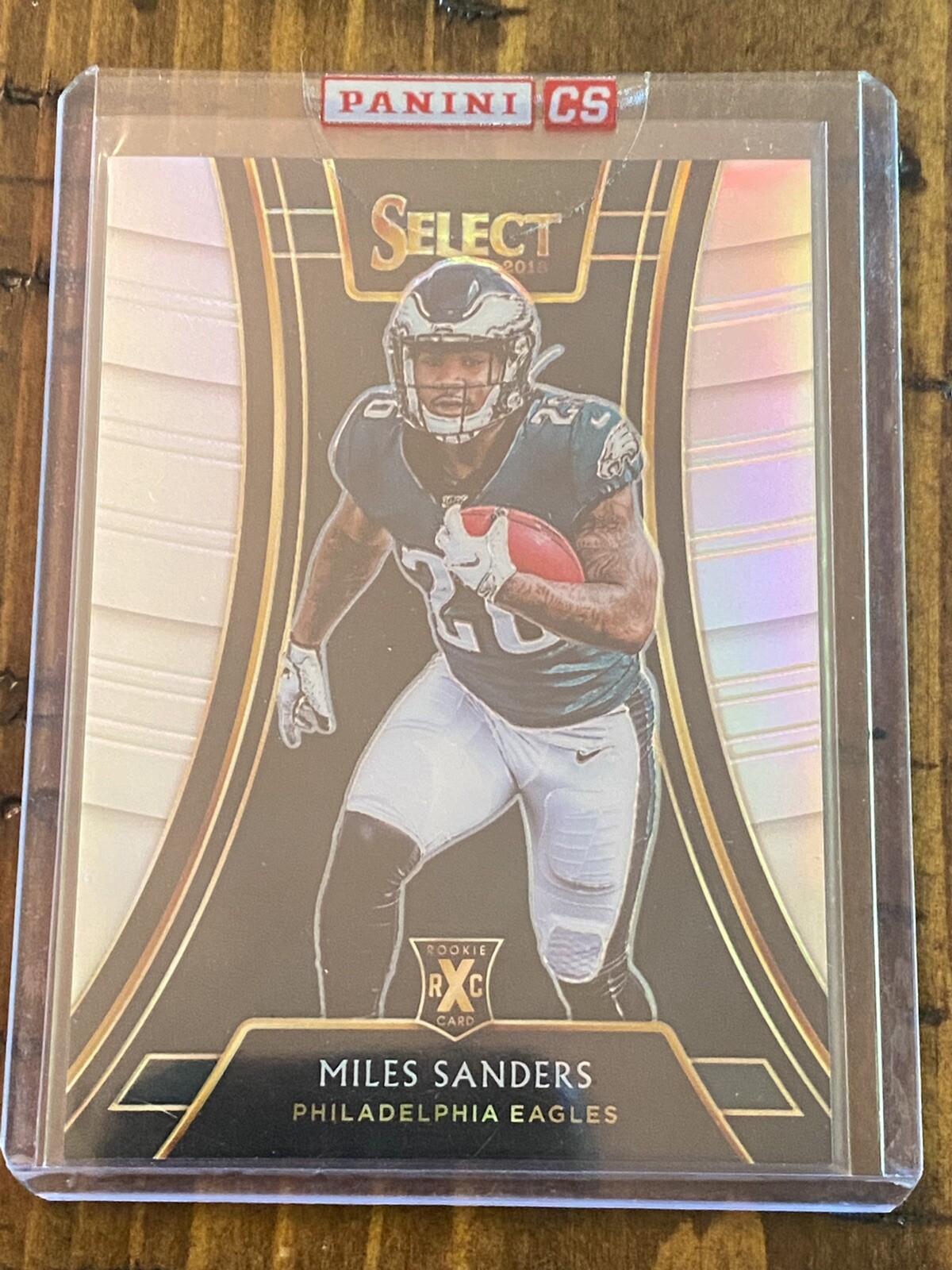 2018 Panini Select Miles Sanders Rookie Silver Prizm XRC Eagles