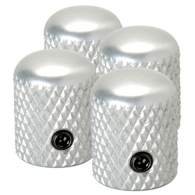 Four Pack Penn Elcom M1314A Aluminum Amplifier Knob notched tip indicator
