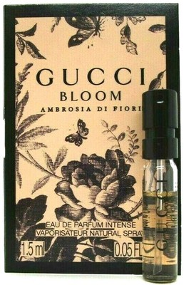 GUCCI BLOOM AMBROSIA DI FIORI EAU DE PARFUM VIAL SPRAY 0.05 Oz / 1.5 ml  NEW!!! 3614228958585 | eBay
