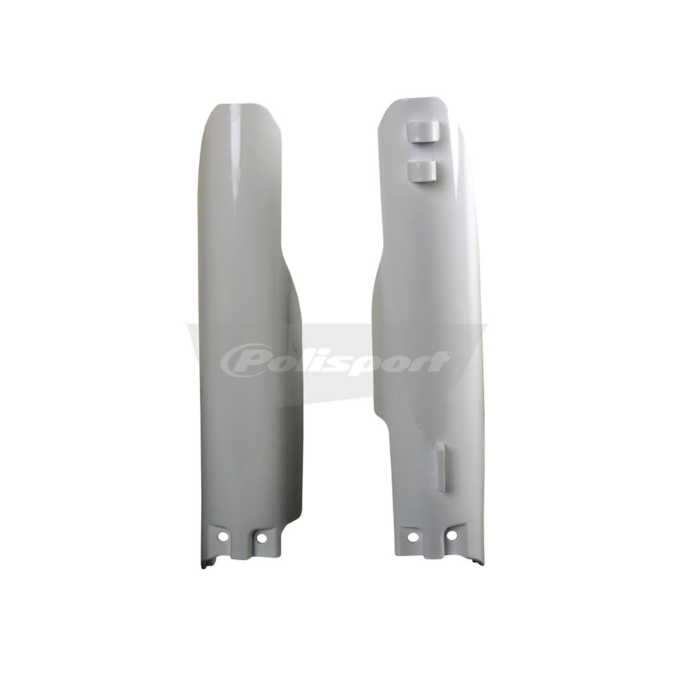 Polisport Fork Guards SUZUKI RM125-250 99-03 White