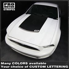 Ford Mustang Hood Accent Stripe Decal 2010 2011 2012 2013 2014 Pro Motor