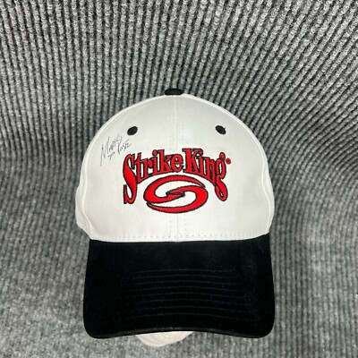 Strike King Autographed Baseball Cap By Mark Rose White Hat