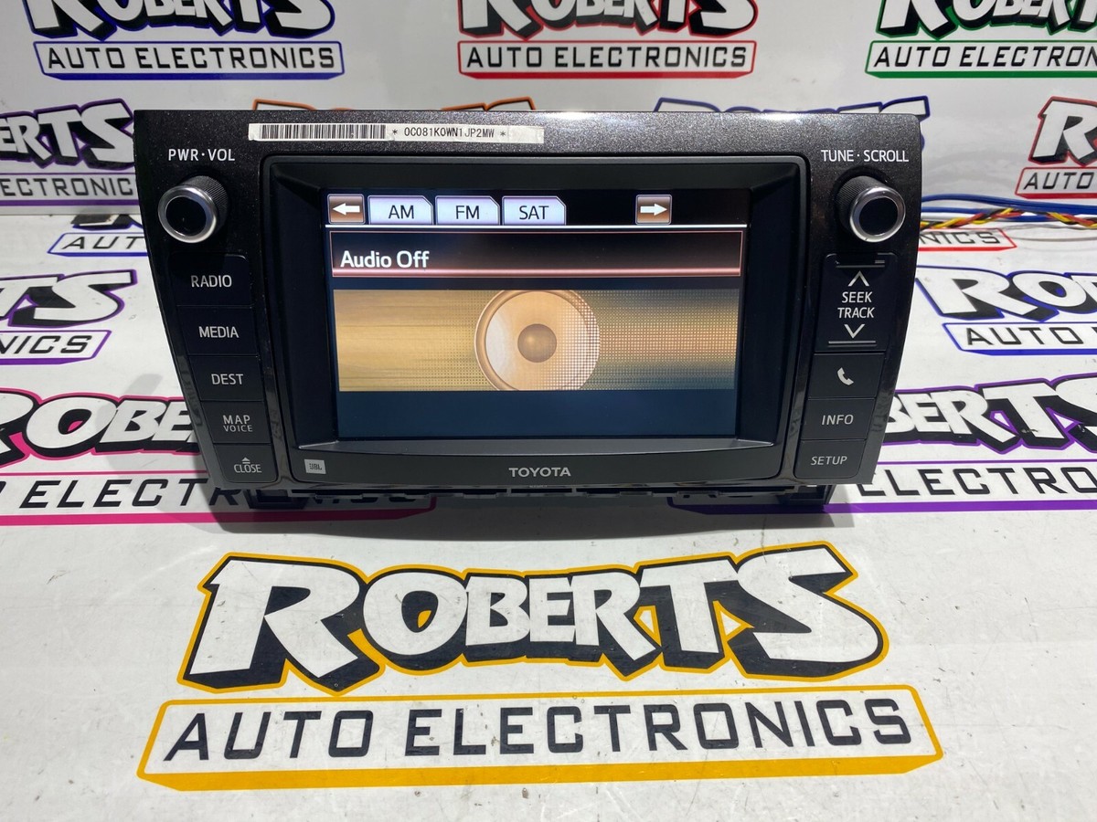 2013-2014 TOYOTA Sequoia *REPAIR SERVICE* JBL OEM CD BT NAV *86107 