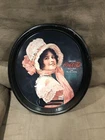 Vintage 70s Coca-Cola Oval Serving Tray Betty Delicious & Refreshing 15” X 12.5”
