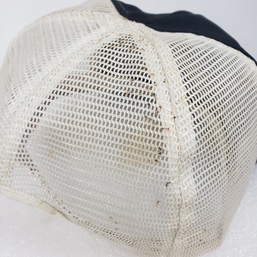 Cappello uomo Cougar Cutting Products taglia unica nero berretto camionista NO FOAM vintage USA - Foto 13 di 14