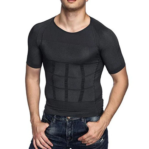 Be-In-Shape Men's Slimming Body Shaper Underwear Vest Tummy Control Tank Tops UK - Picture 23 of 33