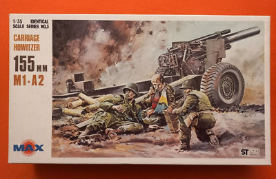 1/35 Max 3502 M3-600, 155 mm M1-A2 CARRIAGE HOWITZER with metal parts