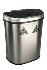 Ninestars DZT-70-R3 Motion Sensor Trash Can Extra Large Silver