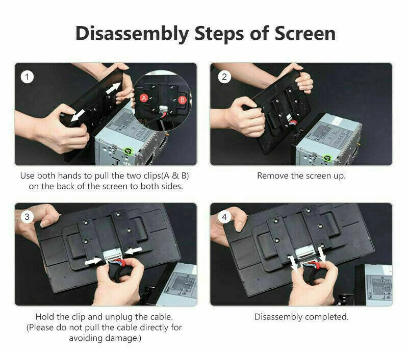 10 Inch Car Stereo Radio Player Android 11 GPS Wifi BT Double 2 Din Touch Screen - Image 3 of 4