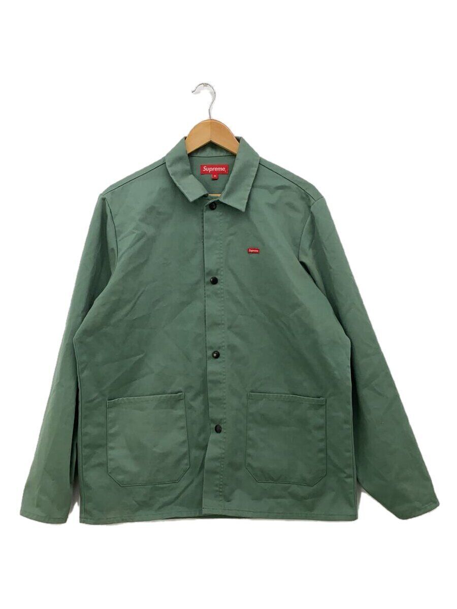 Supreme Small BOX Logo Shop Jacket M Cotton Green Solid Supreme Small BOX Logo Shop Jacket M Cotton Green Solid