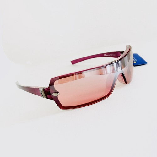 POLAROID OCCHIALI DA SOLE ORIGINALI ROSA BORDEAUX ROSSO DONNA MASCHERINA |  eBay