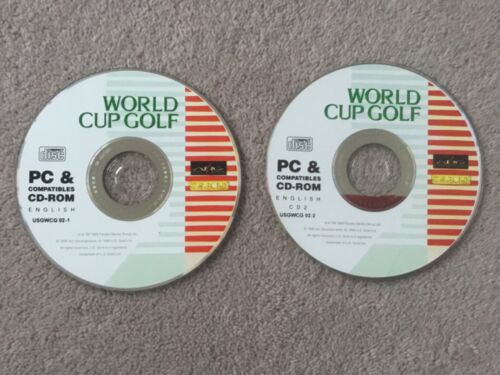 World Cup Golf - Big Box PC CD-ROM - Complete - VGC - U.S.GOLD - Foto 1 di 1