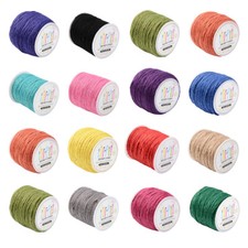 109yards/roll Colored Hemp Cord Hemp String Hemp Twine Craft Jewelry Making 2mm