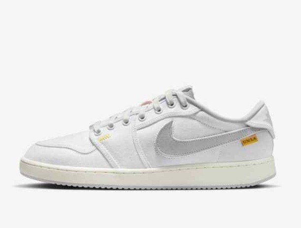 UNION Nike Air Jordan 1 Low KO White Canvas DO8912-101 Size UNION Nike Air Jordan 1 Low KO White Canvas DO8912-101 Size