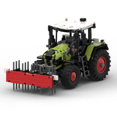 ZITIANYOUBUILD RC Band Rake Tractor Model Extendable 1297 Pieces Building Toys