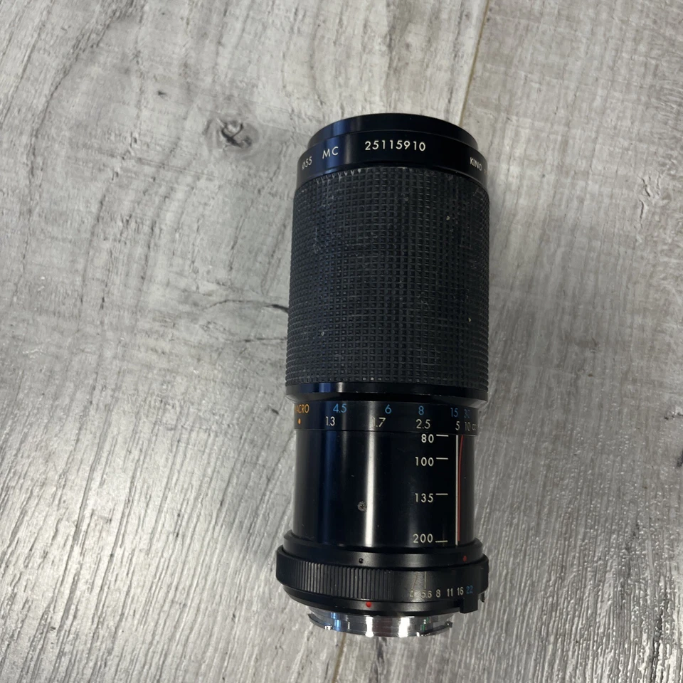 LENTE ZOOM KINO PRECISION KIRON 80-200MM F4.5 MACRO 1:4 MC. - Imagem 3 de 4