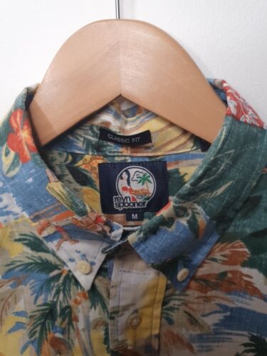 Vintage Reyn Spooner Half Button Pullover Short Sleeve Hawaiian Island shirt M - Picture 2 of 24