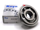 KOYO 6303 NR BALL BEARING, NO SEALS + SNAP RING 17x47x14mm