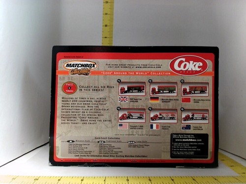 Matchbook Coke Around The World Australia Tractor Trailer - 第 2/2 張圖片