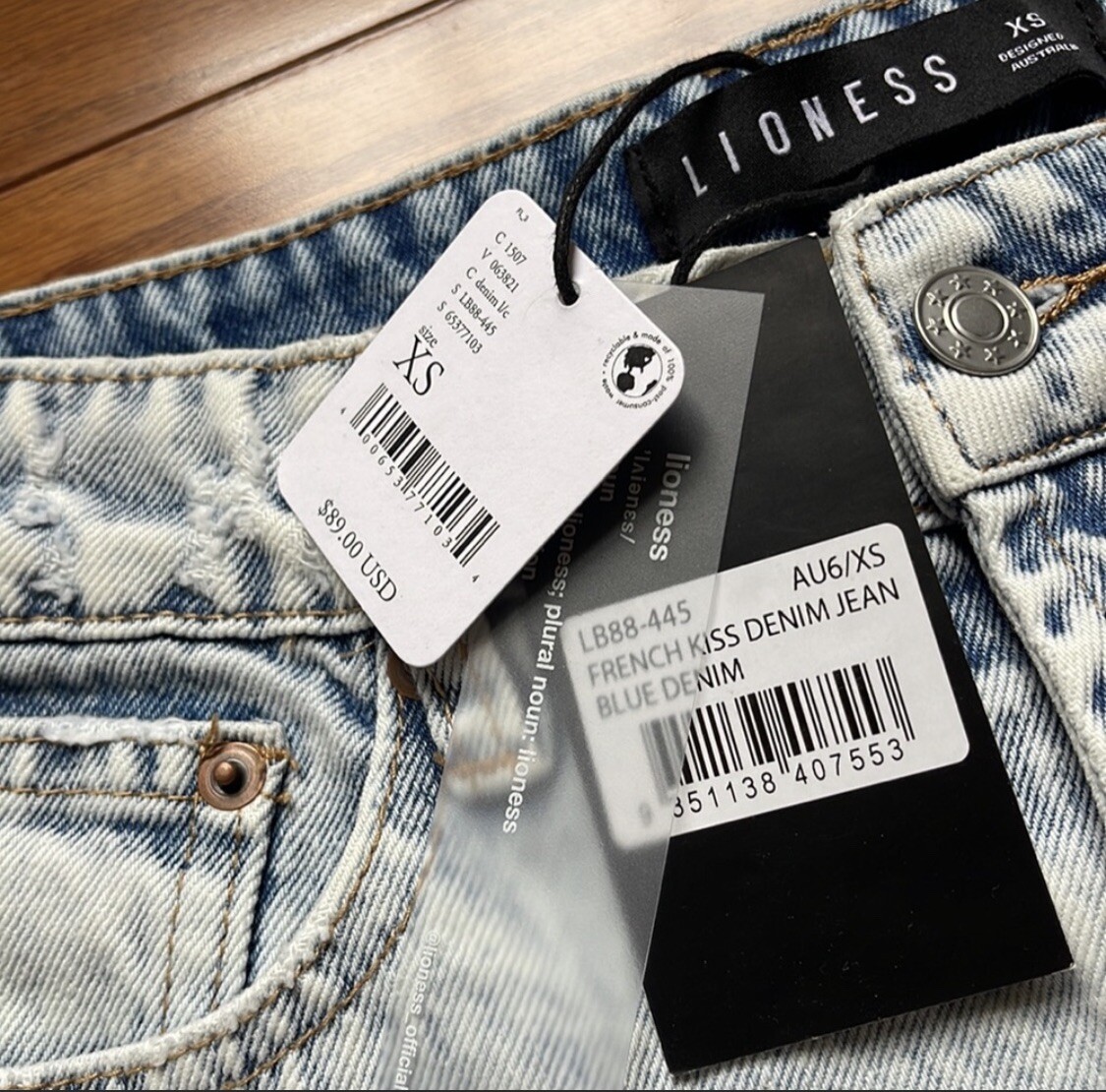 有名人愛用♪ 注目ブランド ◆Lioness◆ FRENCH KISS DENIM JEAN LIONESS Free People French Kiss Jeans Light Wash Straight