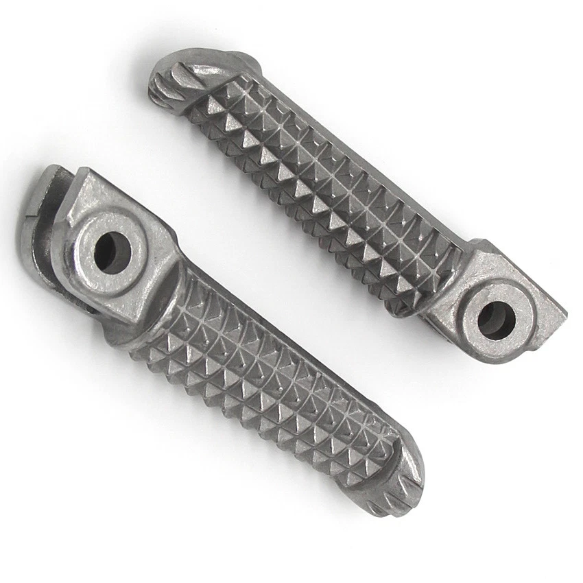 Para Yamaha reposapiés delantero plateado estriberas/brazo de peldaño principal YZF R6 YZF600 YZF R6S Foto 3 de 4