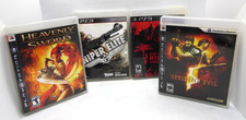 PS3 Video Game Bundle Heavenly Sword, Sniper elite, Dead Island Riptide  More