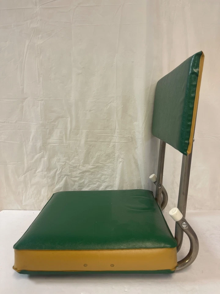 Cojín blanqueador plegable portátil silla asiento estadio Green Bay Packers vintage Foto 2 de 4