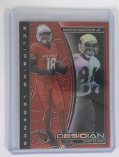 2024 Panini Obsidian Marvin Harrison Jr/Gary Clark Eclipsing Legends Red /75