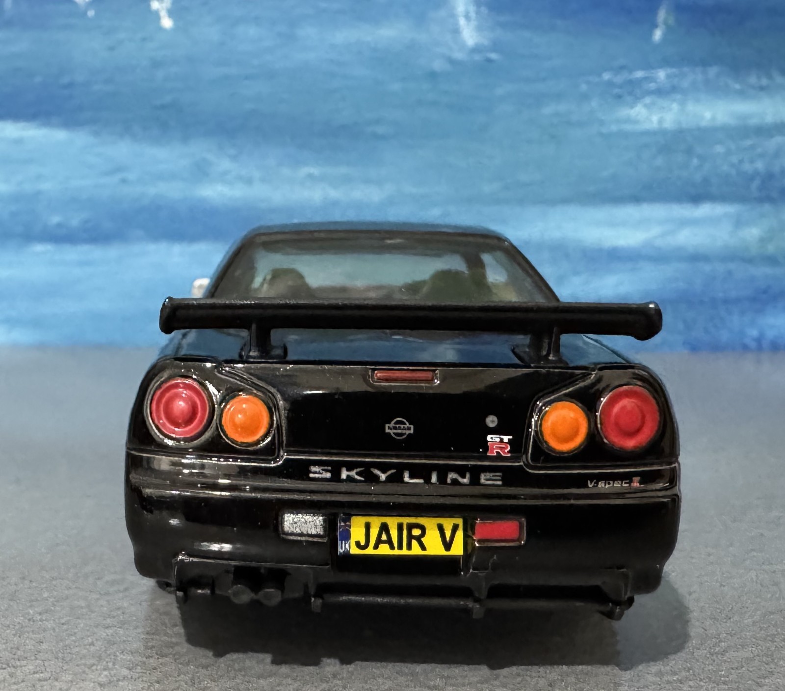 Modello Diecast Nissan GTR R34 V-Spec II 1:36 foto 6