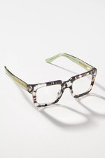 NEW ANTHROPOLOGIE GREEN MARBLE SPOTLIGHT BLUE LIGHT PEEPERS READERS 1.75