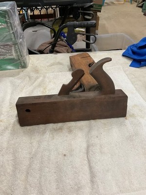 VINTAGE BLOCK PLANE. 12'' METAL RAIL. CHARLES WHITE. WARREN