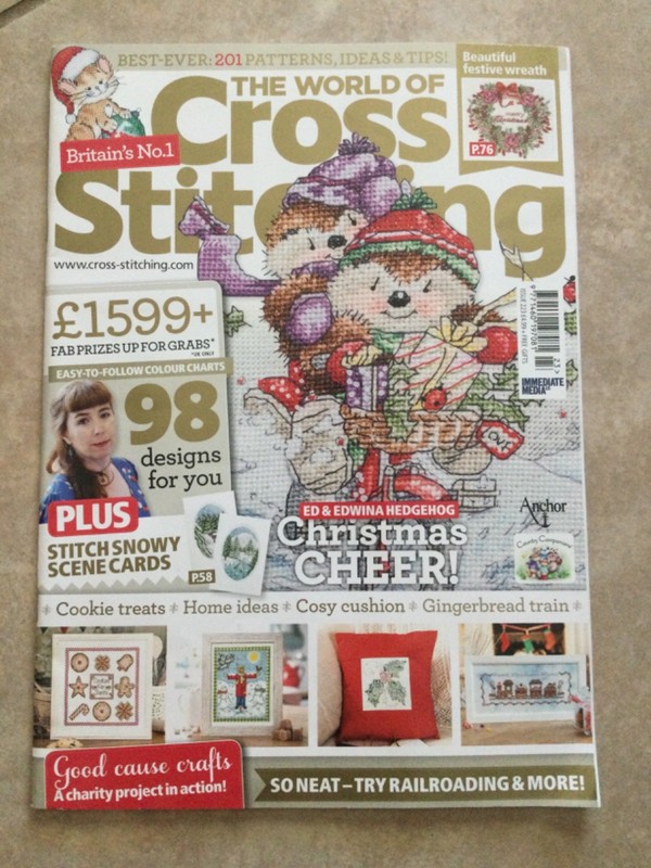 The World of Cross Stitching Magazine Issue 223 Christmas Cheer New
