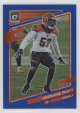 2021 Panini Donruss Optic Blue Prizm 33/179 Germaine Pratt #136 1j4c