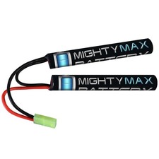 Mighty Max 9.6v 1600mAh NiMH Butterfly Airsoft Battery for Airsoft AEG Guns
