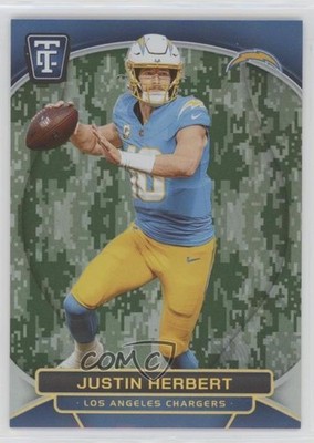 2024 Panini Totally Certified Mirror Platinum Camo 3/35 Justin Herbert #48 4hj