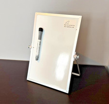 Double-Sided Magnetic Dry Erase Board 12" x 8"   Desktop Whiteboard