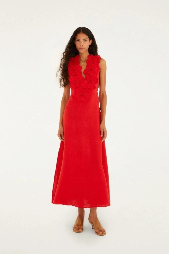 empire line dress size 20 L I V D Plus Size Raffi Empire Waist Pocket Maxi Dress main image 0