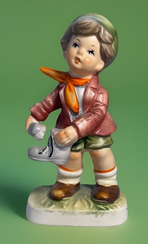 VIntage Lefton Shoe Shine Boy Figurine Japan - 第 1/11 張圖片