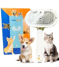 Pet Steam Brush For Cat & Dog - Pets Spray Hair Removal Comb - Cats Indoor