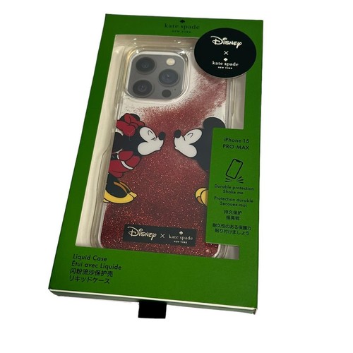 Kate Spade New York Minnie Mouse Glitter Liquid iPhone 15 PRO MAX Case - 第 1/5 張圖片