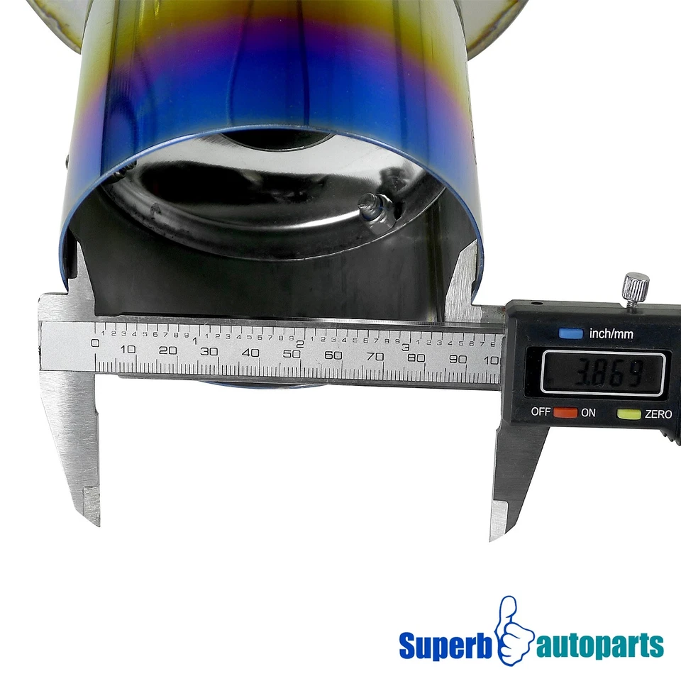 Fits 1994-1997 Honda 94-97 Accord 4CYL Exhaust Catback System Burnt Tip — 第 4/4 张图片