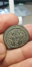 MONNAIE BYZANTINE - JUSTIN II et SOPHIE (565-578) - Demi-follis