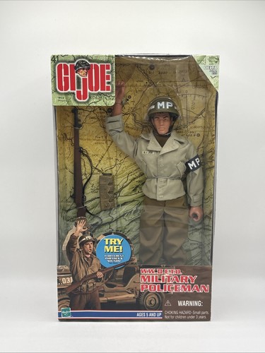 GI Joe Military Policeman WWII ETO 1999 Hasbro *Talking Feature Does Not Work