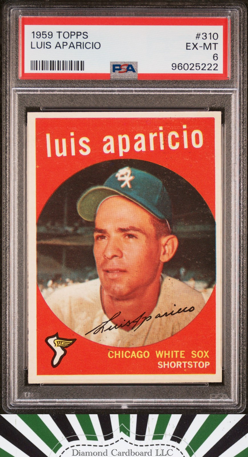 1959 Topps #310 Luis Aparicio PSA 6