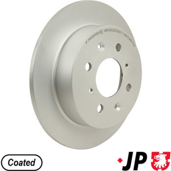 2X JP Group Bremsscheibe JP 3463200300 FüR EG CRX Jazz GM3 City Civic EH Honda 2-image
